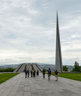 Mémorial et musée du génocide à Erevan.