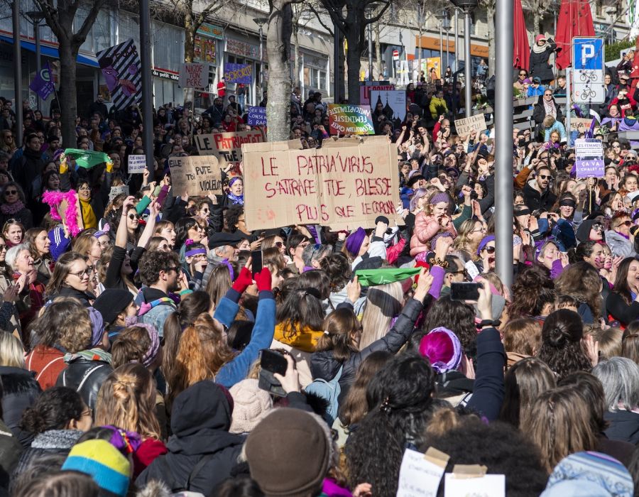 Mobilisation du 8 mars 2020 à Lausanne.