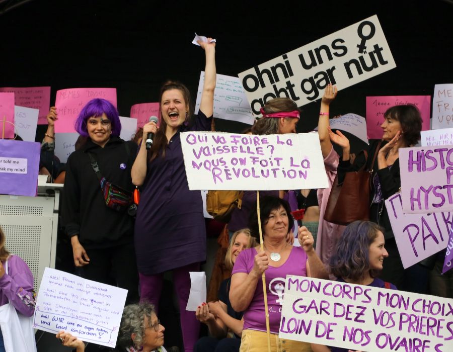 Grève féministe du 14 juin 2019 à Bienne.