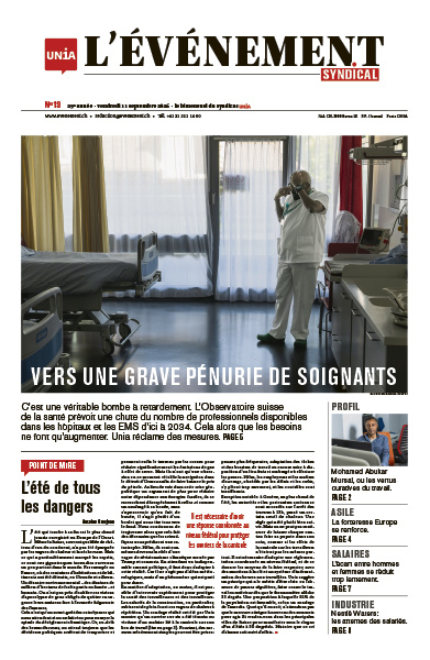 Une du journal
