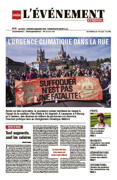 couverture du journal