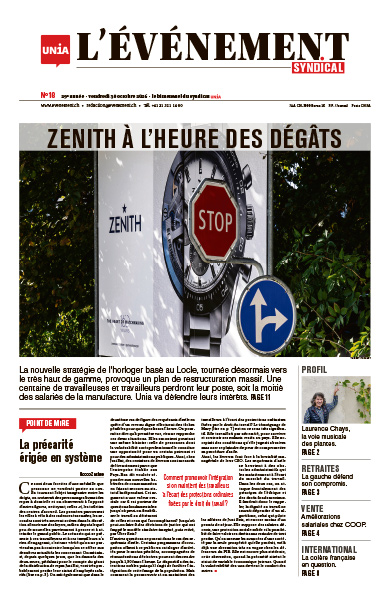 couverture du journal