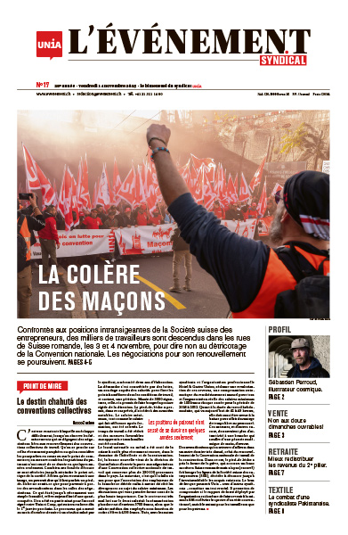 Une du journal