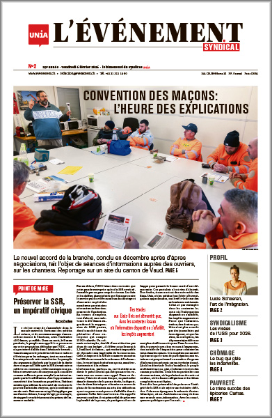 couperture du journal