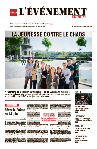une du journal