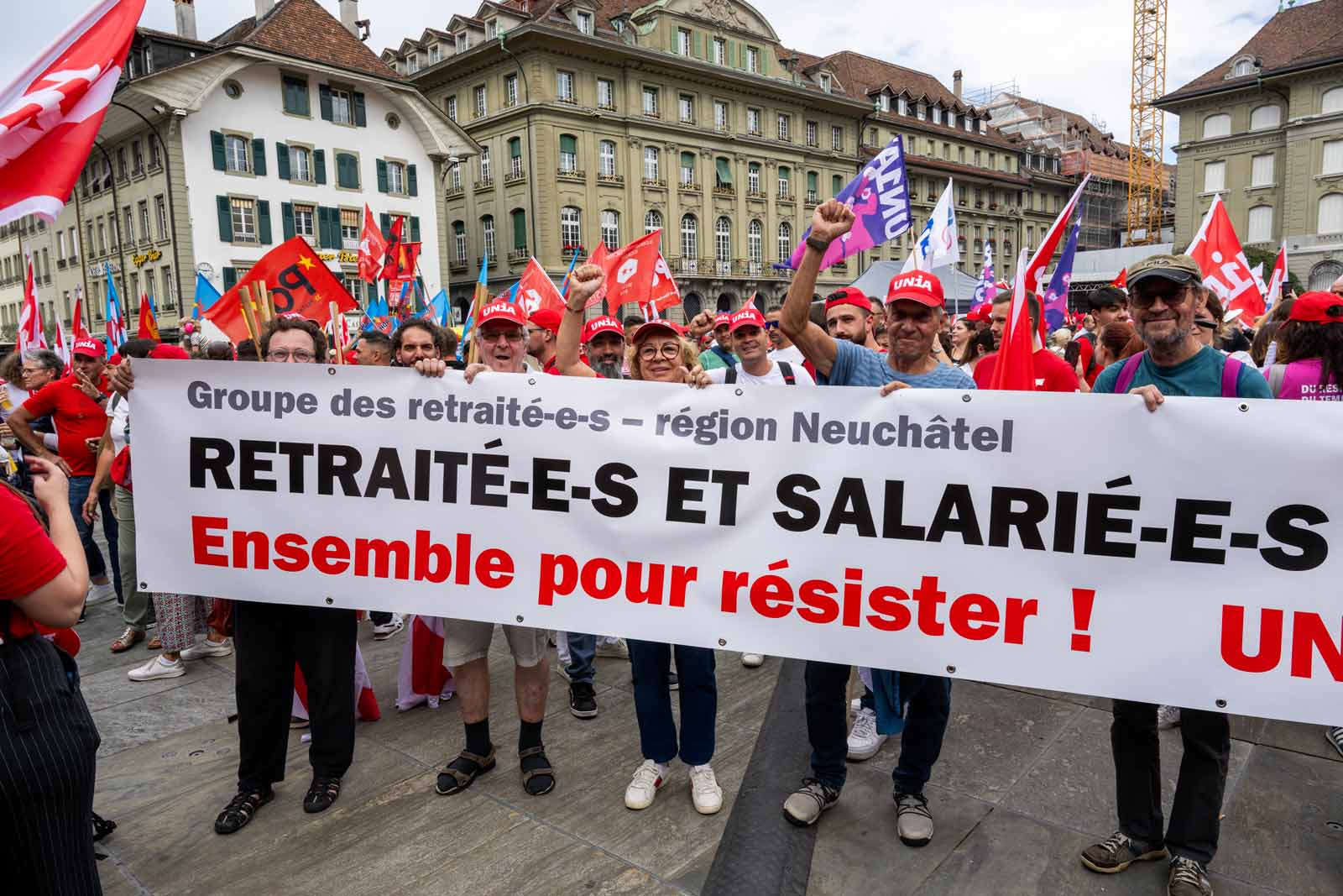 Manifestation à Berne.
