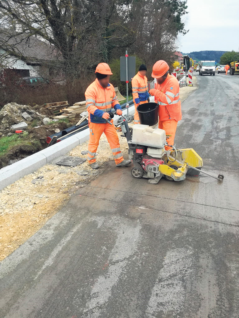 Conditions de travail sur les chantiers.