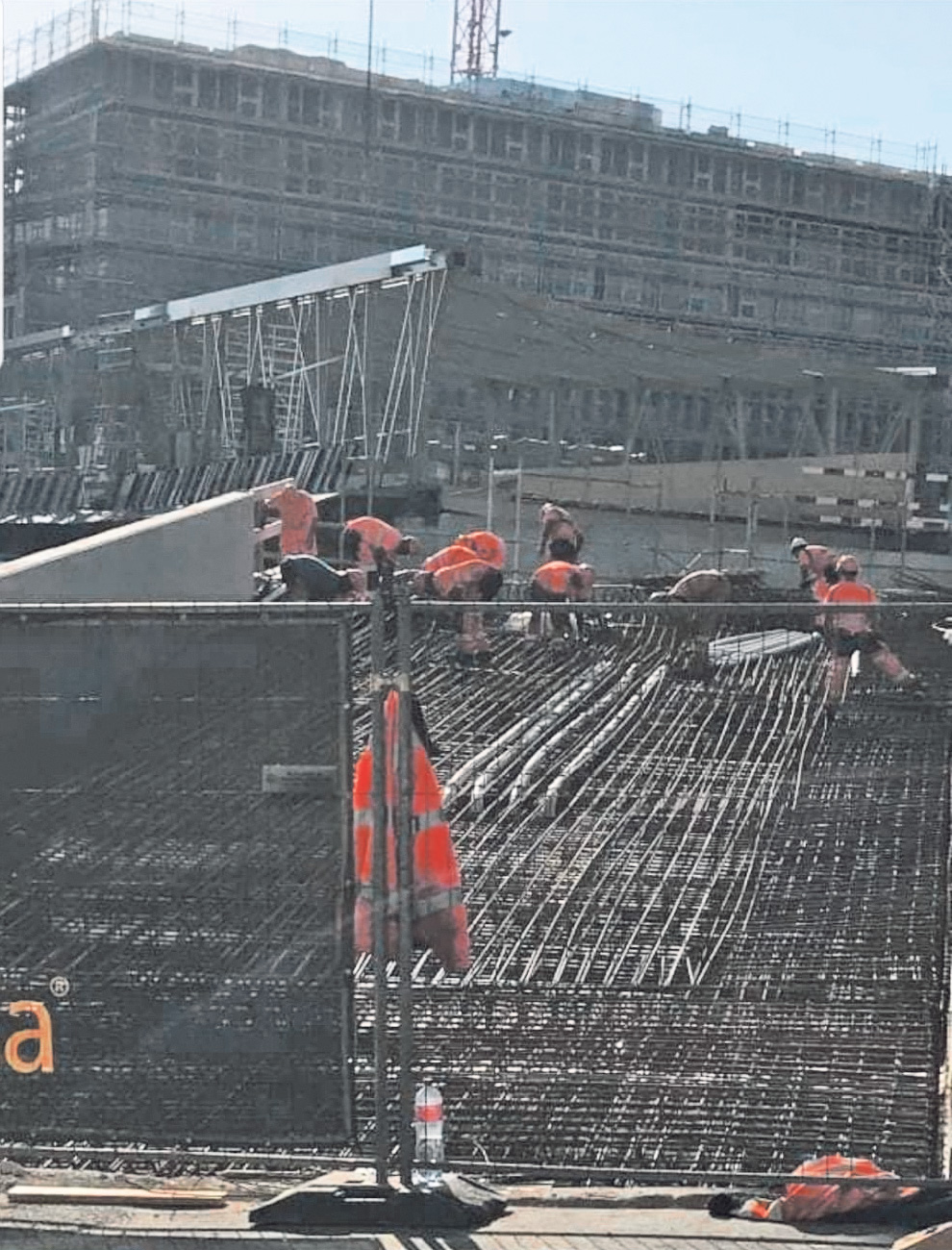 Conditions de travail sur les chantiers.