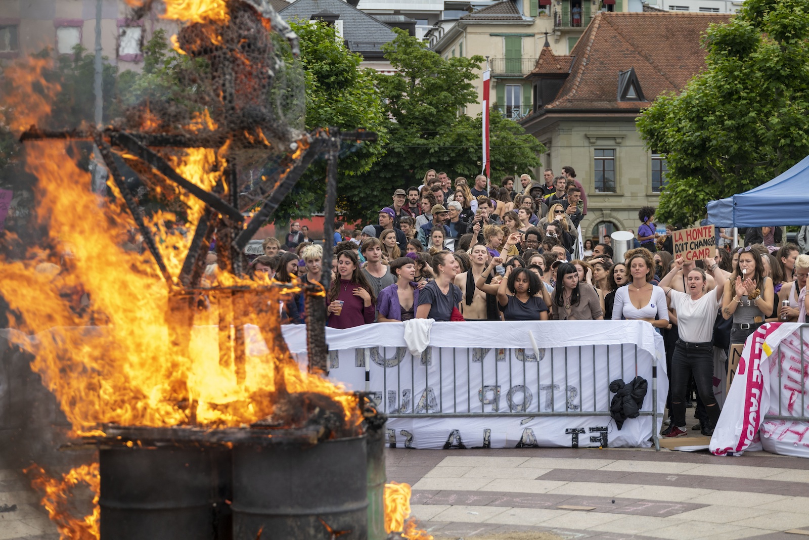 Manifestation du 14 juin 2020 Ã  Lausanne.