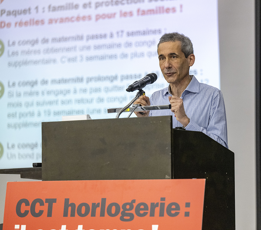 Rapahel Thiémard explique les améliorations de la CCT