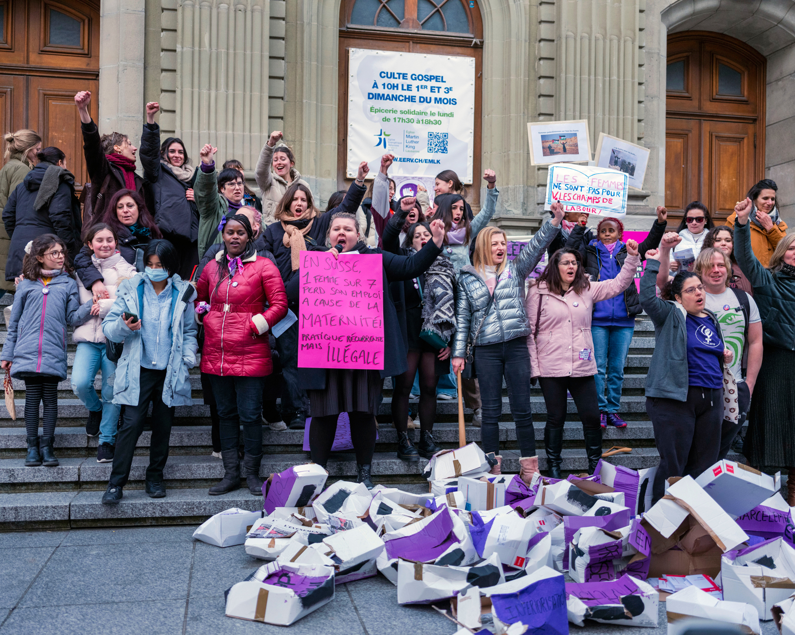 8 mars à Lausanne.