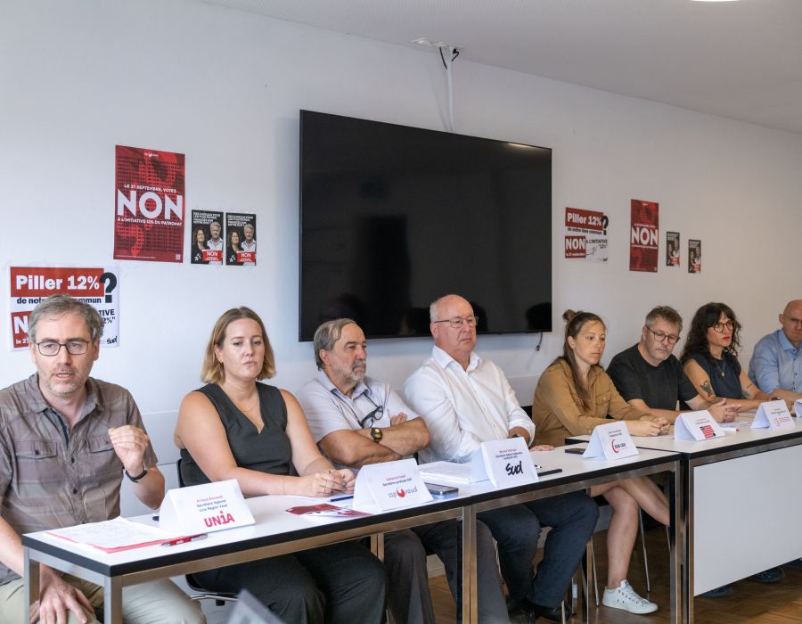 Conférence de presse syndicale