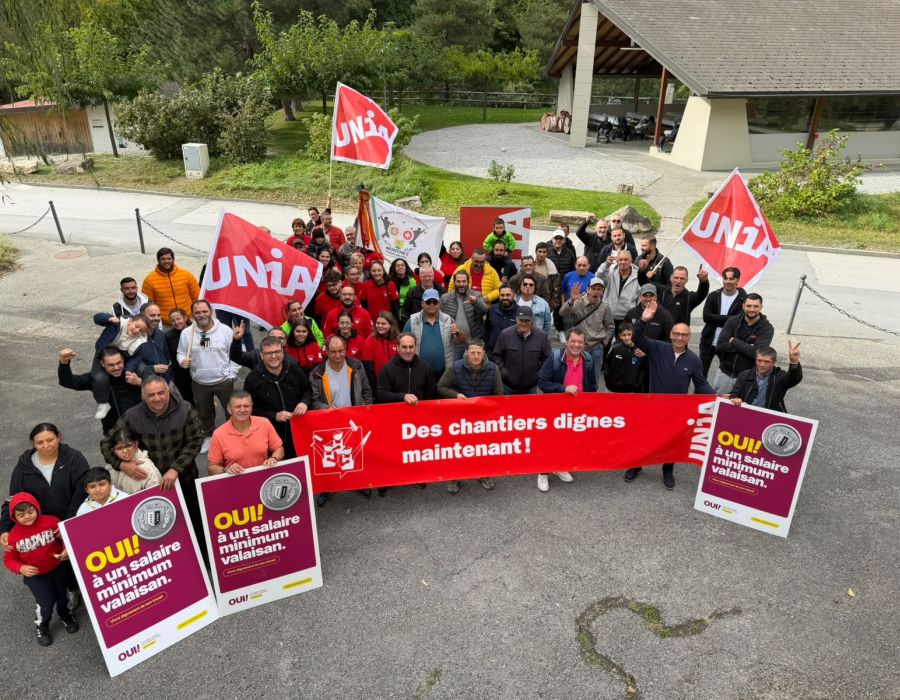 mobilisation Unia Valais