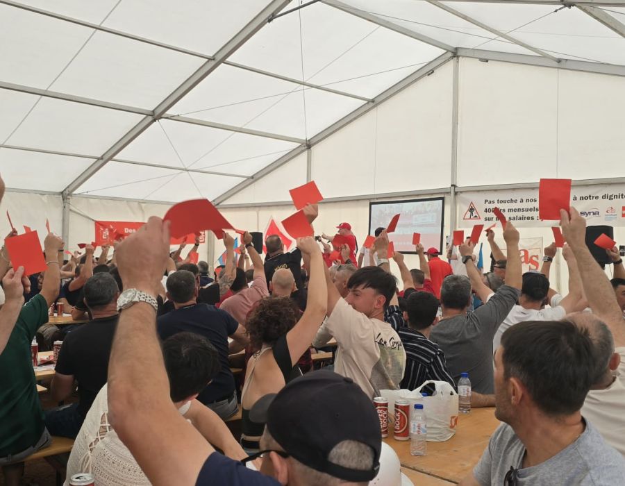 Les maçons genevois votent