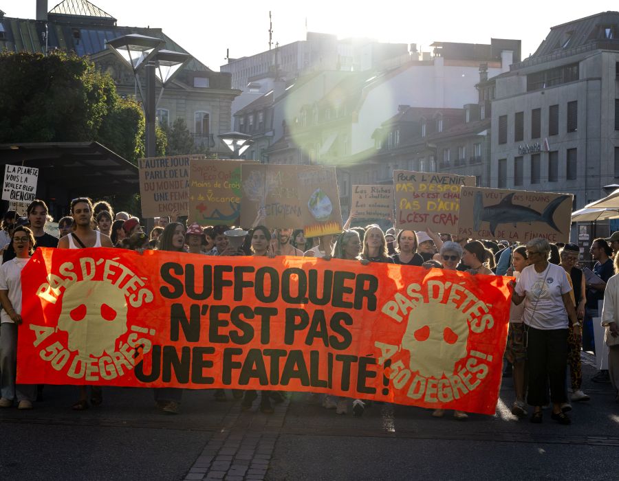 Manifestation climat Fribourg