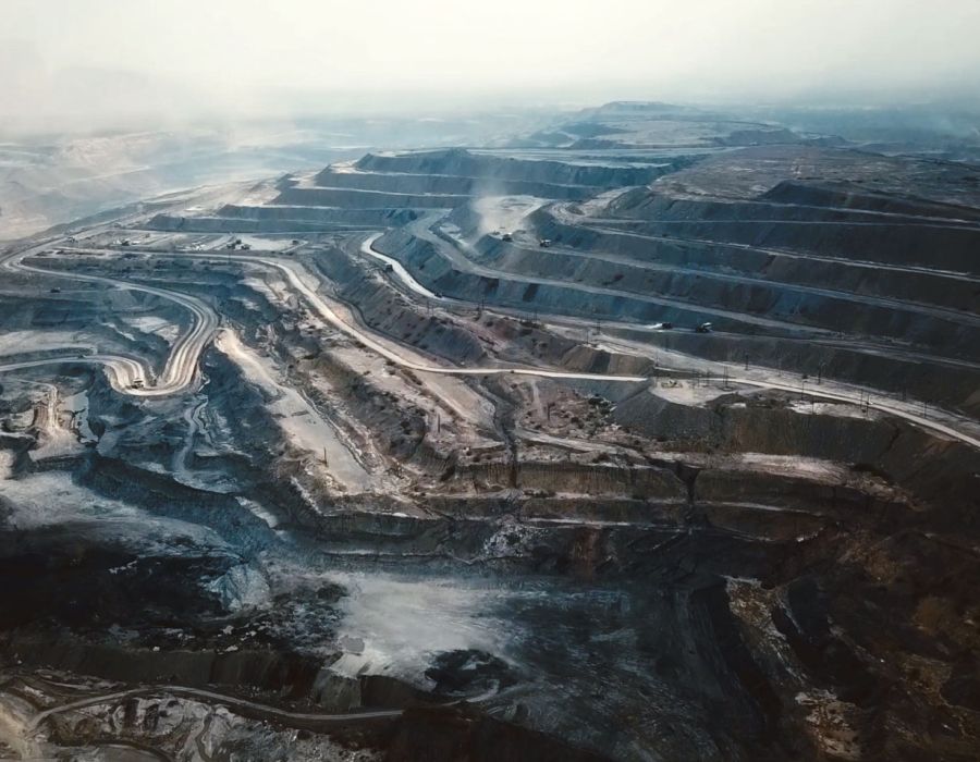 La mine de charbon de Cerrejon en Colombie. 
