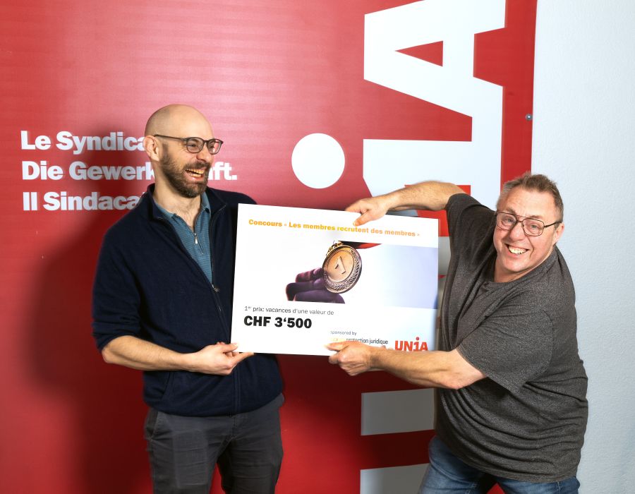 Remise du prix "Membre qui recrute des membres"