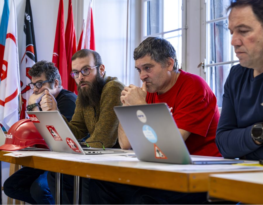 conférence de presse des syndicats