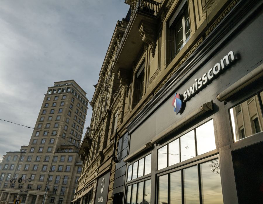 Magasin Swisscom à Lausanne.