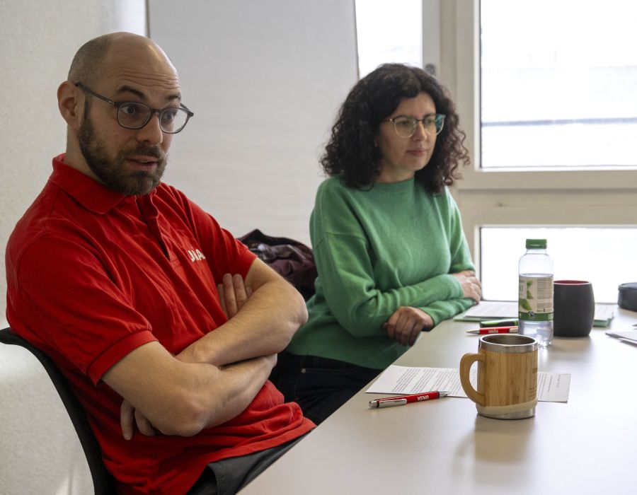 François Clément et Anabela Santos.