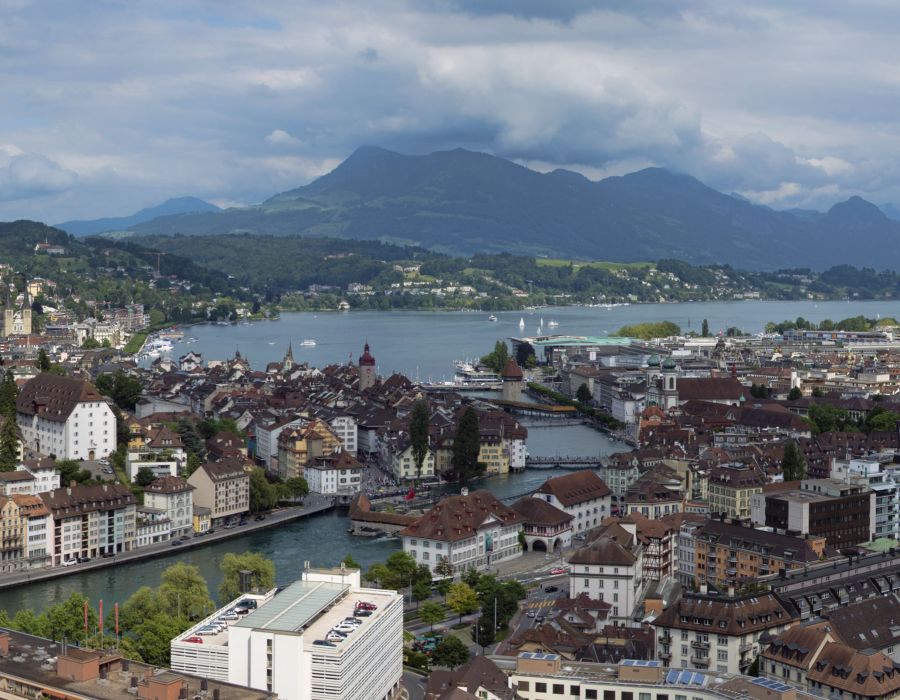 Lucerne vue panoramique