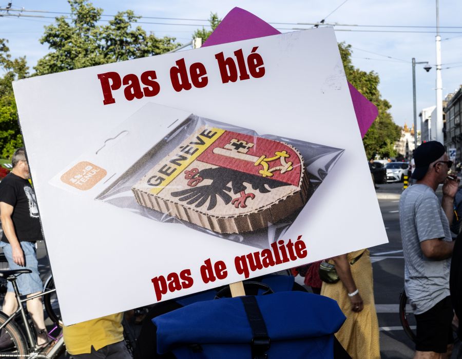 Pancarte de manifestants