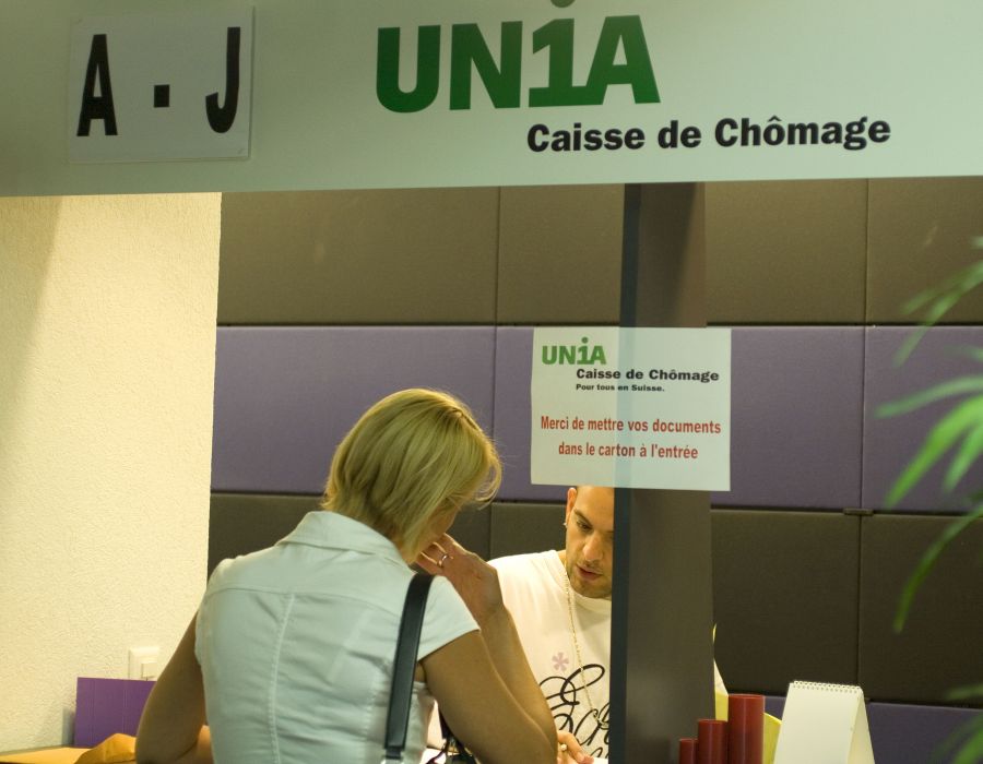 Chômeurs au guichet