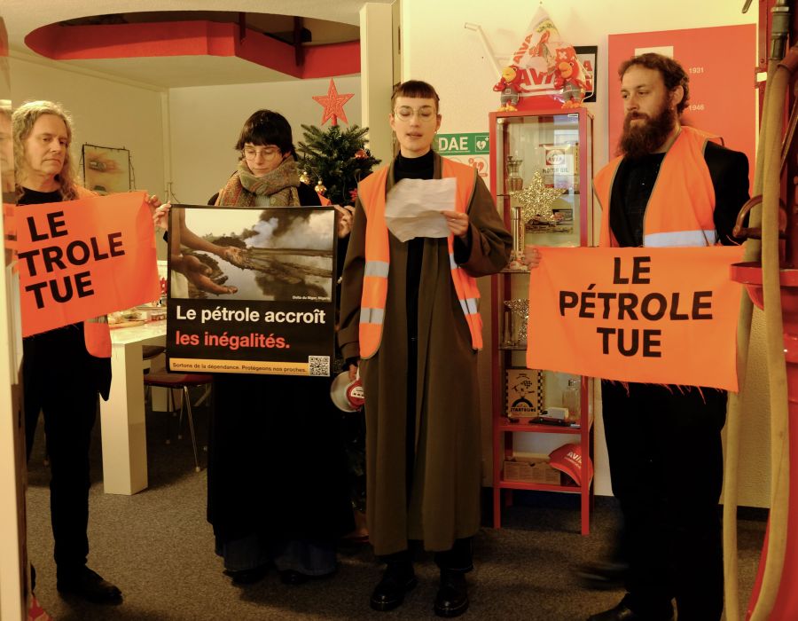 Action contre le pétrole