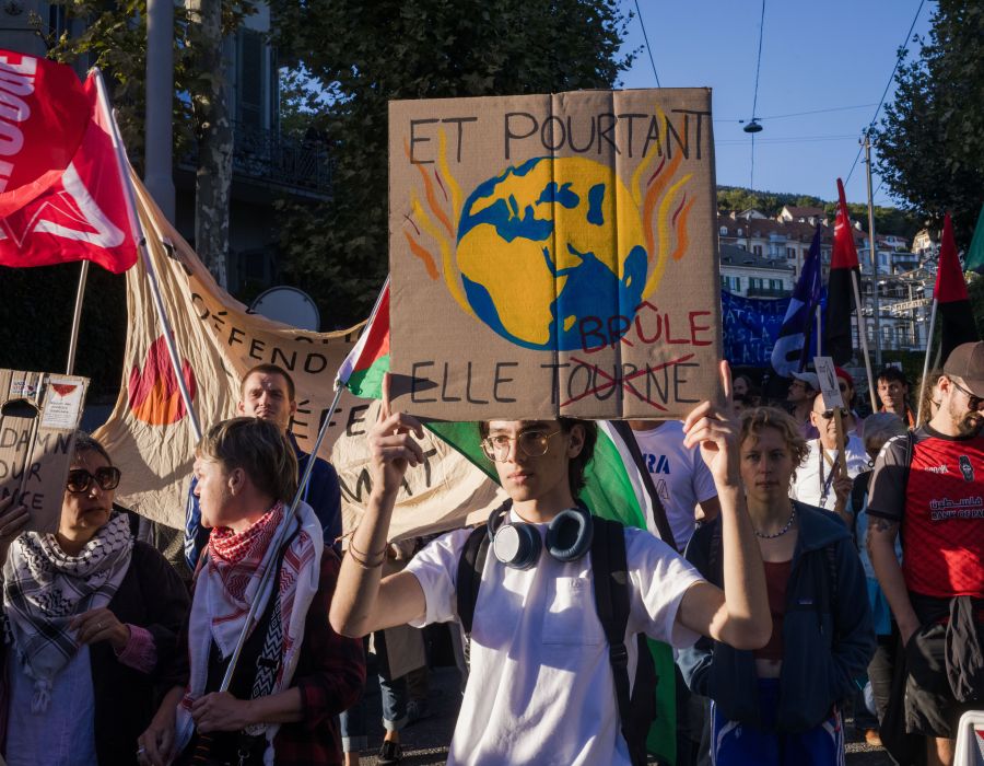 Grève du climat 2025 à Neuchâtel