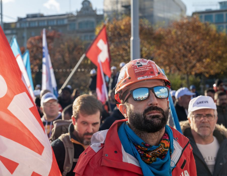 manif construction Genève 2025