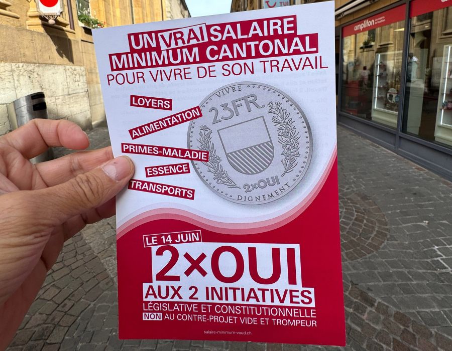 Flyer salaire minimum vaud