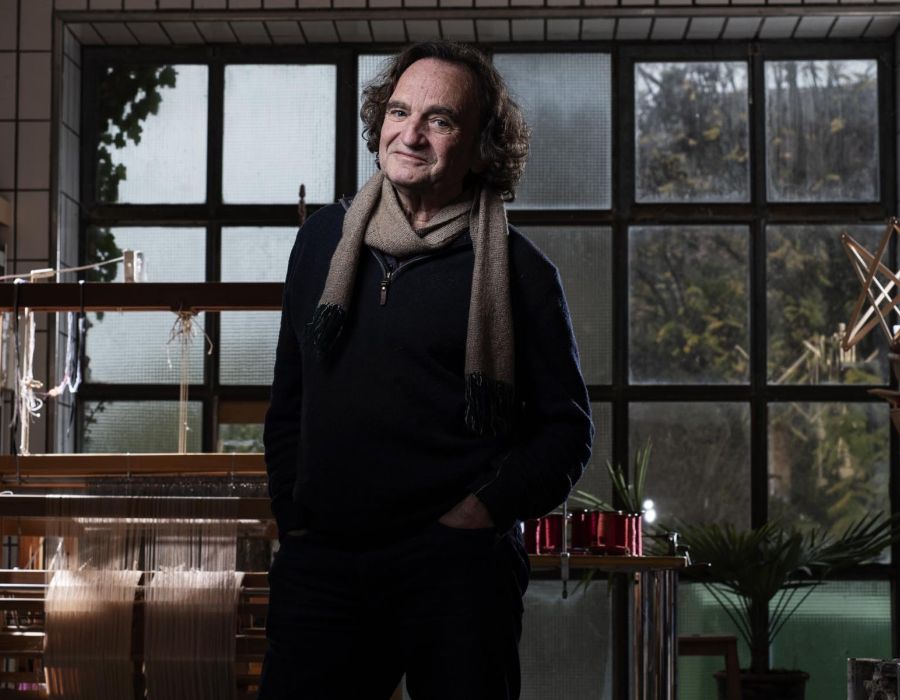 Jacques Reinhard dans son atelier