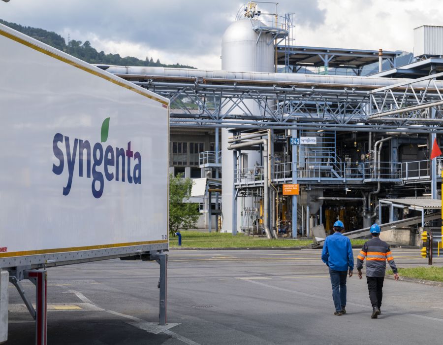 Usine Syngenta à Monthey.