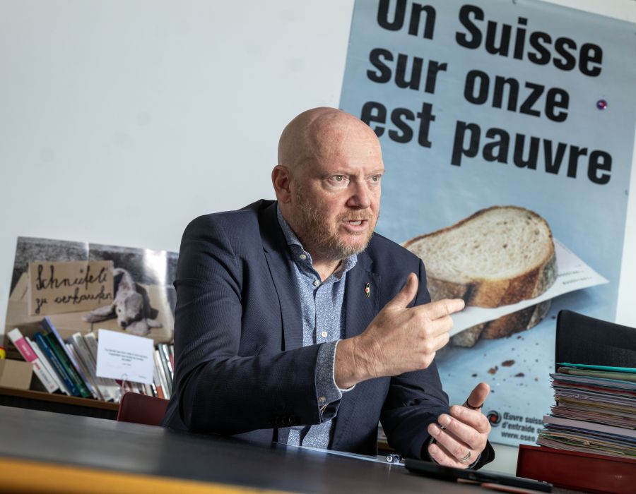Yves Ecoeur dans son bureau.