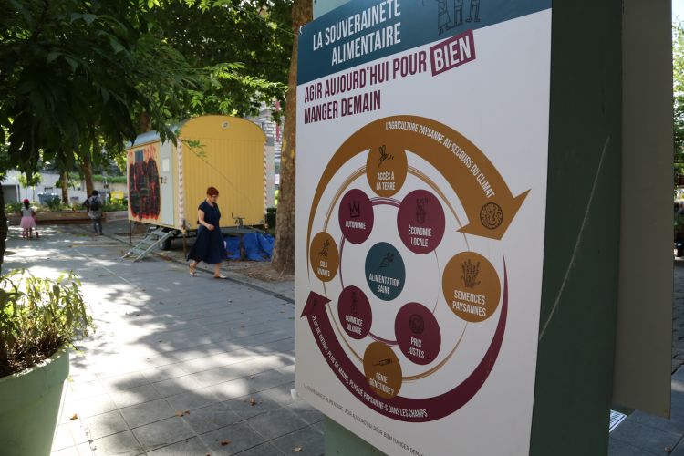 Affiche exposition sur la souveraineté alimentaire