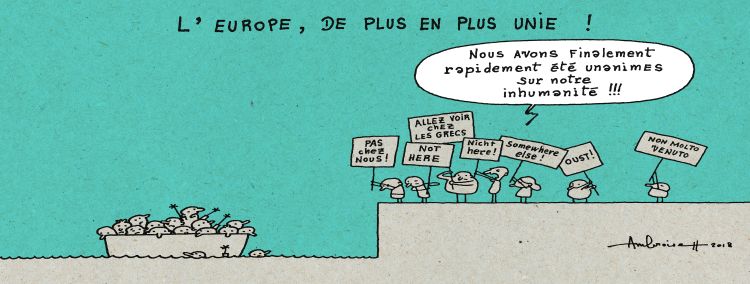 Dessin de presse L'Europe, de plus en plus unie!