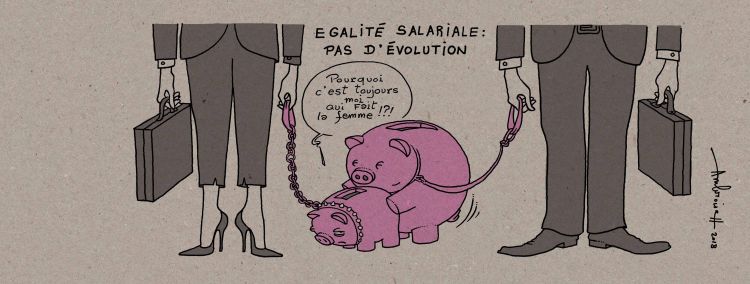 Egalité salariale: pas d'évolution...